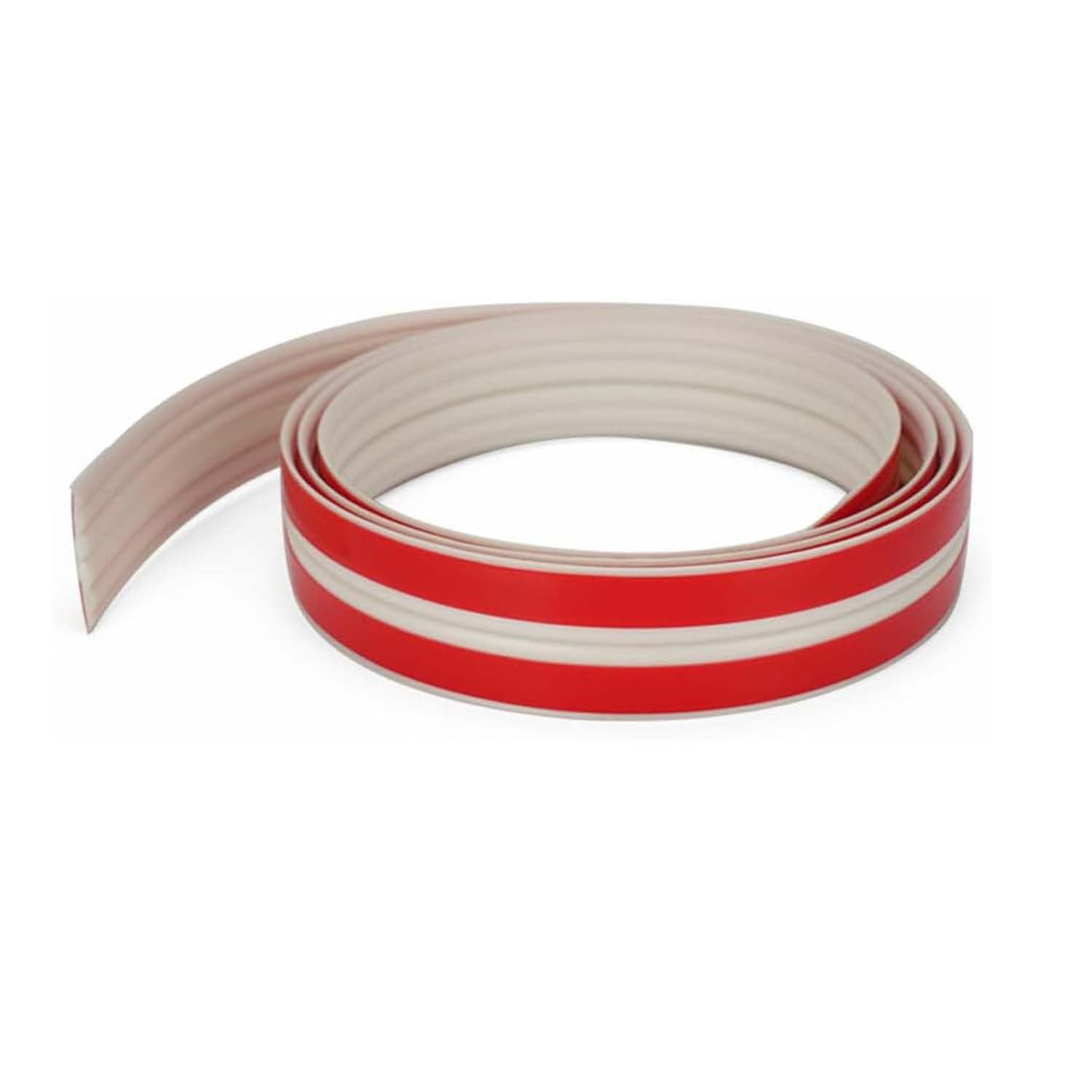 10M Flexible Edging Trim for Tile Floor Bathroom Door Frame Countertops,Self Adhesive Inside & Outside Corner Strip,Floor Transition Strip,Caulk Molding Trim,Furniture Protector Guards(30mm,White) — image 1