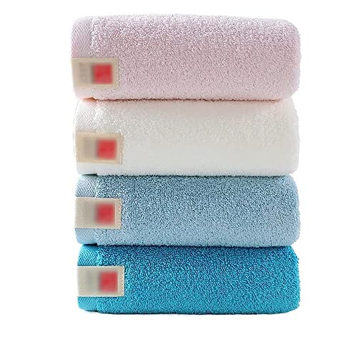 Serviette en coton TILEZE anti-peluche : La solution douce pour le lavage du visage