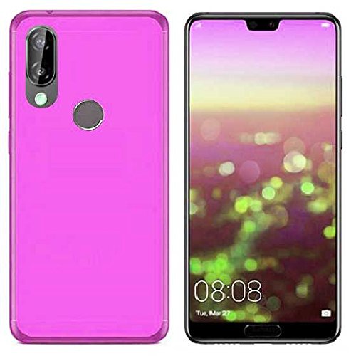 Todobarato24h Funda TPU Lisa Rosa Compatible con Huawei P20 Lite (5.84)
