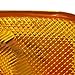 SPEC-D TUNING Amber Lens Front Side Marker Lights Compatible with 2002-2003 Subaru Impreza WRX RS L+R Pair Assembly