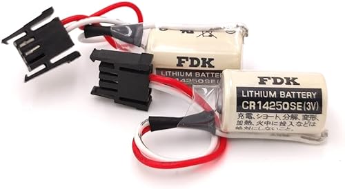 Miniatura 5 de (2 piezas) CR14250SE 1/2AA 3V para FDK CR14250SE PLC batería 1747-BA fuente de alimentación de reserva