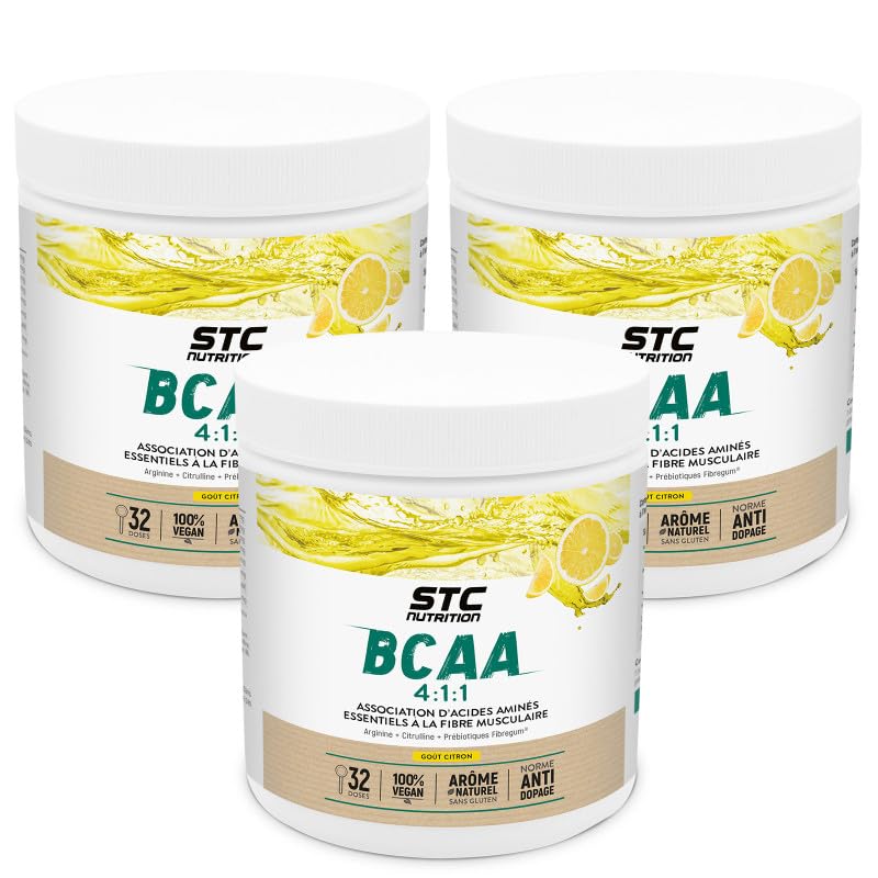 STC Nutrition BCAA 4:1:1 développement & récupéraiton musculaire 3x32 doses