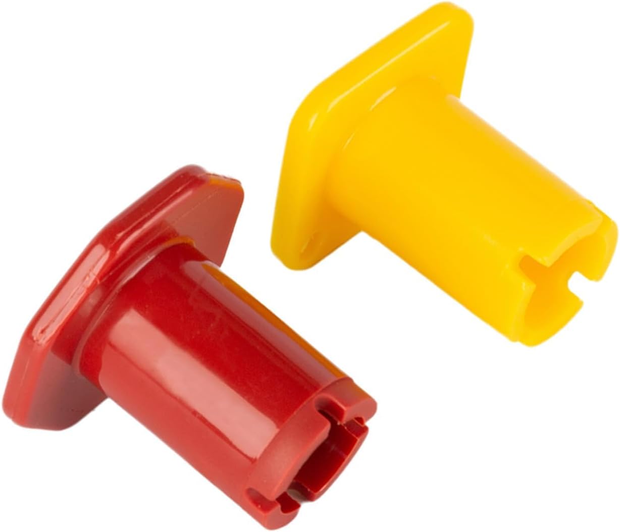 298818 298817 Parking Brake and Trailer Air Supply Mv-3 Knob Yellow & Red Fit 298818 298817 4PCS