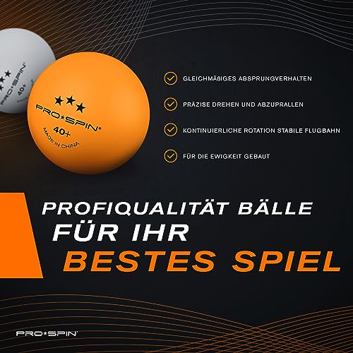 Tischtennisschläger-Set Pro Spin für verbessertes Spiel