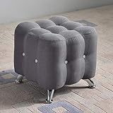 Multiusos: Un Impresionante Taburete De Pie Con Diseño Ergonómico En La Altura Apropiada Para Descansar Los Pies O Las piernas. También Funciona Como Una Mesa O Tabla De extremo.