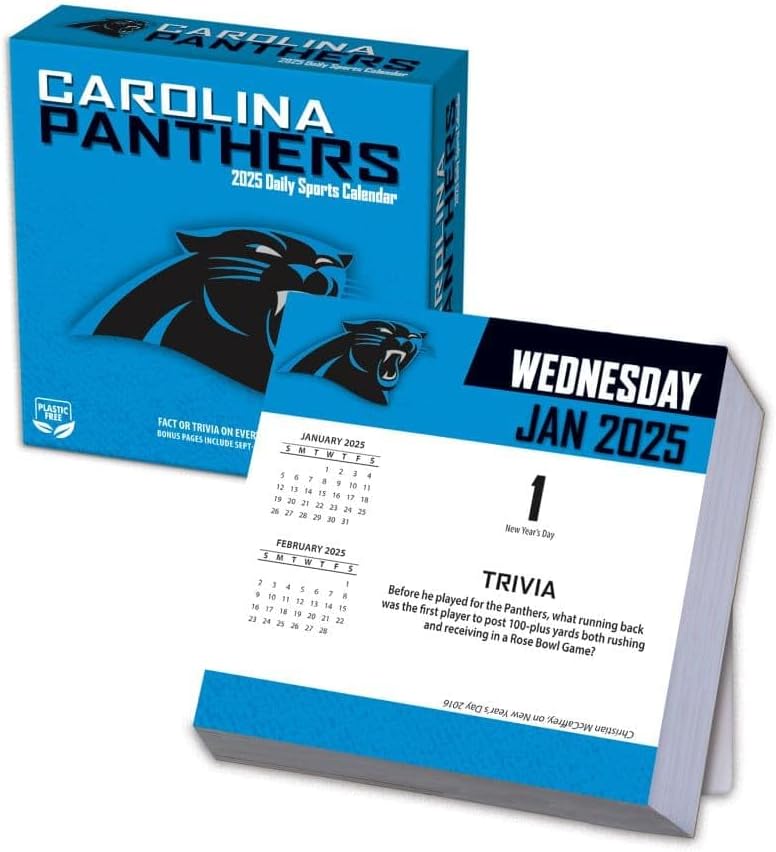 Turner Sports Carolina Panthers 2025 Box Calendar (25998053032)