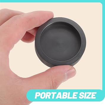 SHINEOFI Graphite Ingot Mold Round Graphite Casting Mold for Melting Metal Reusable Smelting Furnace for Gold Silver Lead 5.00 X 5.00 X 1.30 Cm 1 Piece