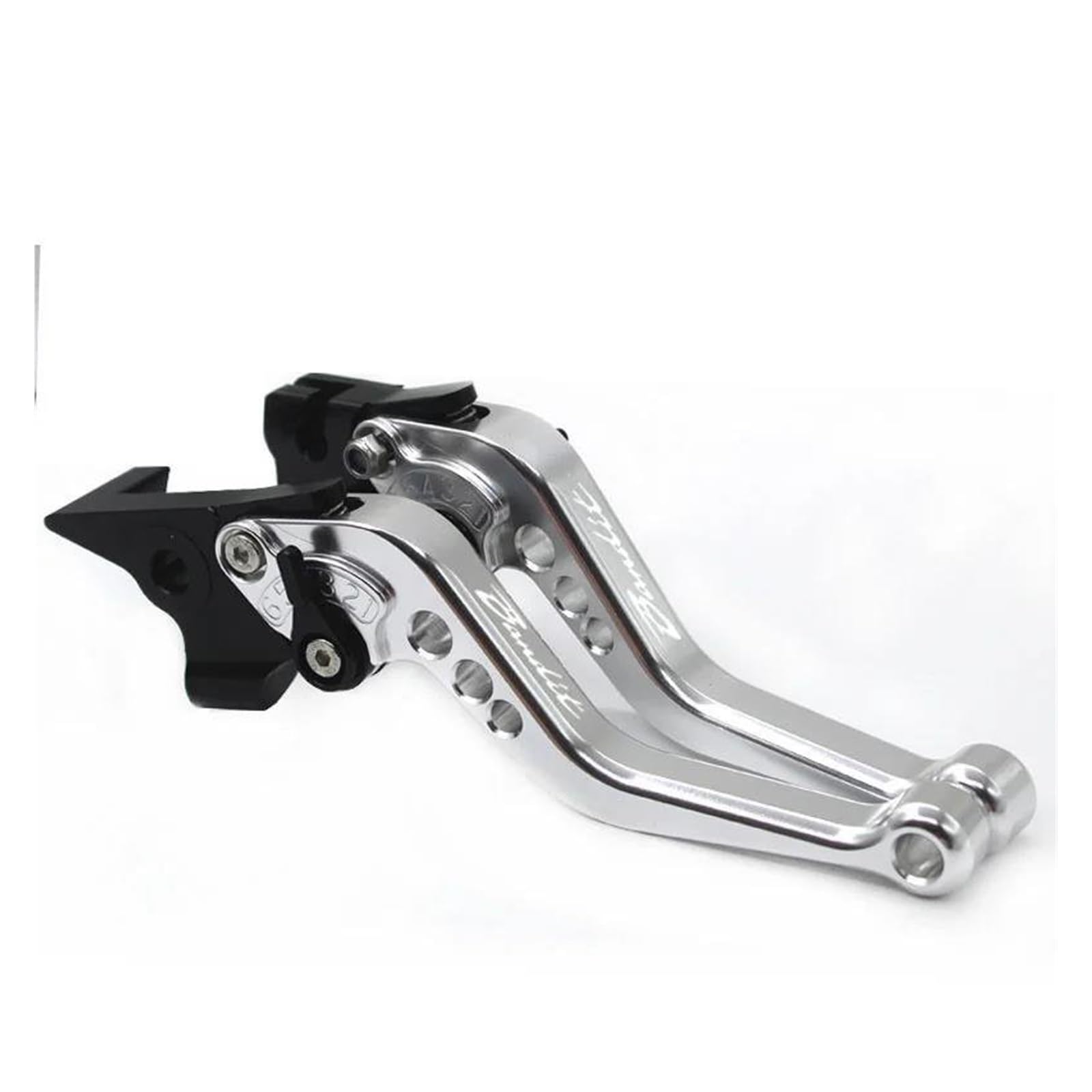 Short Brake Clutch Levers For SUZUKI GSF650 BANDIT GSF1250 2007-2015(Silver)