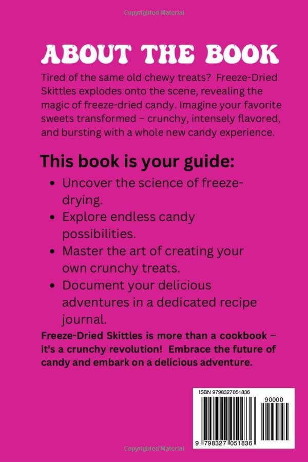 Miniatura 2 de Freeze dried Skittles Cookbook Recipes, Tips & Techniques for Making Freeze-Dried Candy at Home