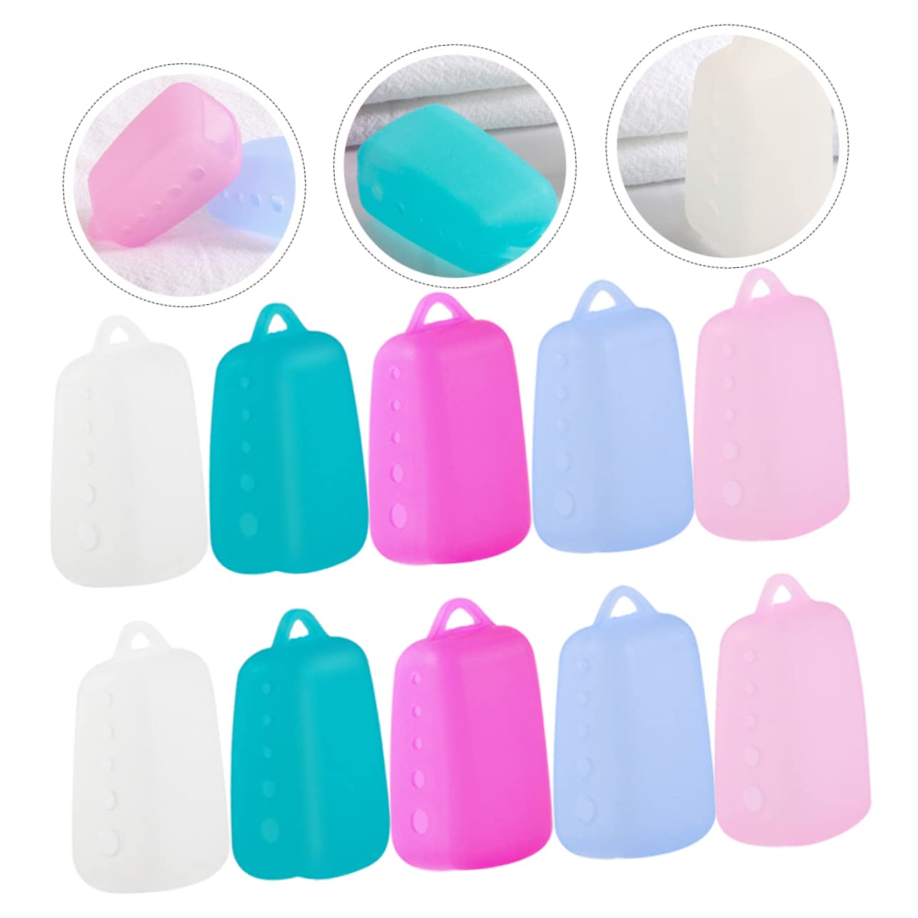 FOMIYES 50 Pz Custodia Per Spazzolino Da Denti Custodia Da Viaggio Per Spazzolino Da Denti Coprispazzola Berretto Di Testa Silicone Alimentare A Prova Di Viaggiare