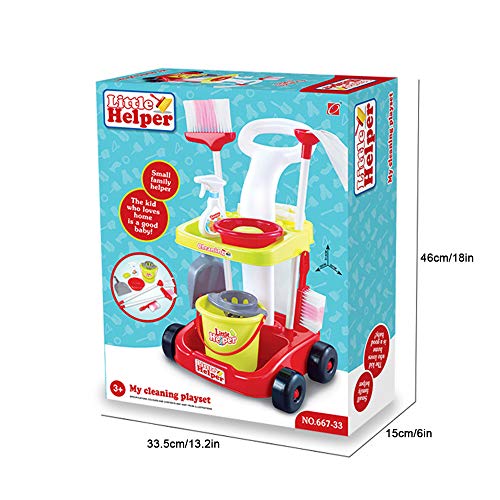 cleaning trolley toy