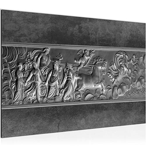 Runa Art Decoración de la pared del panel de alivio de la Antigua Roma - 60 x 40 cm Vista de impresión en lienzo Salón Apartamento - listo para colgar - 025615b