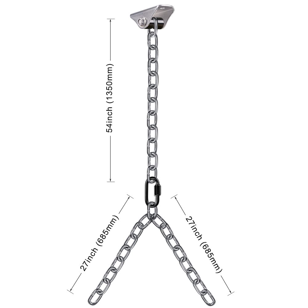 Swing Chain PINGEUI Pack 39 Inch Hammock Chair Chain, Black