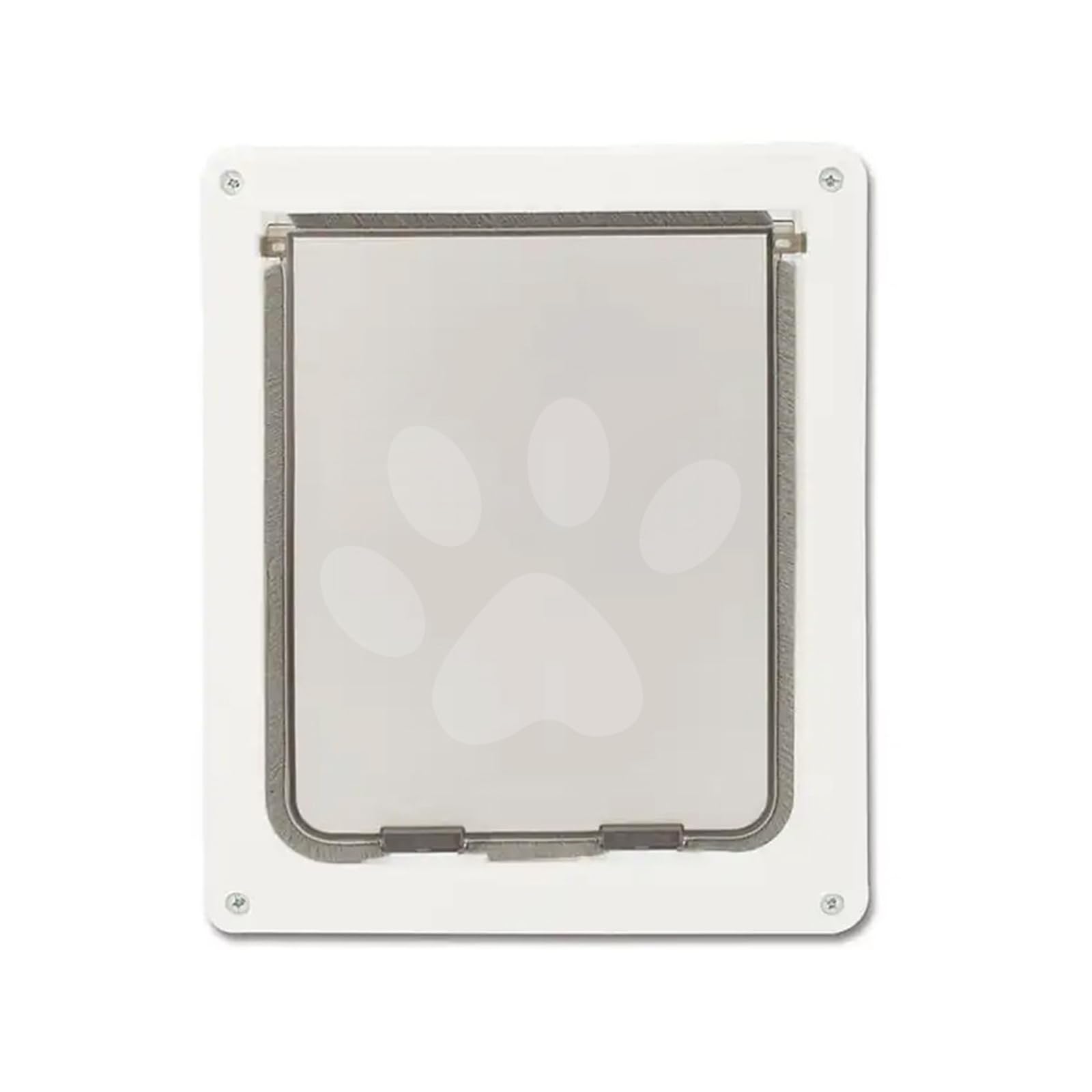 Dog Door Flap Entry and Exit Locking Cover Door/Window Mounted Clear Flap Get-in-whenever Upgraded Lockable Pet with Security Easy Install for Cats Dogs Entry Exit