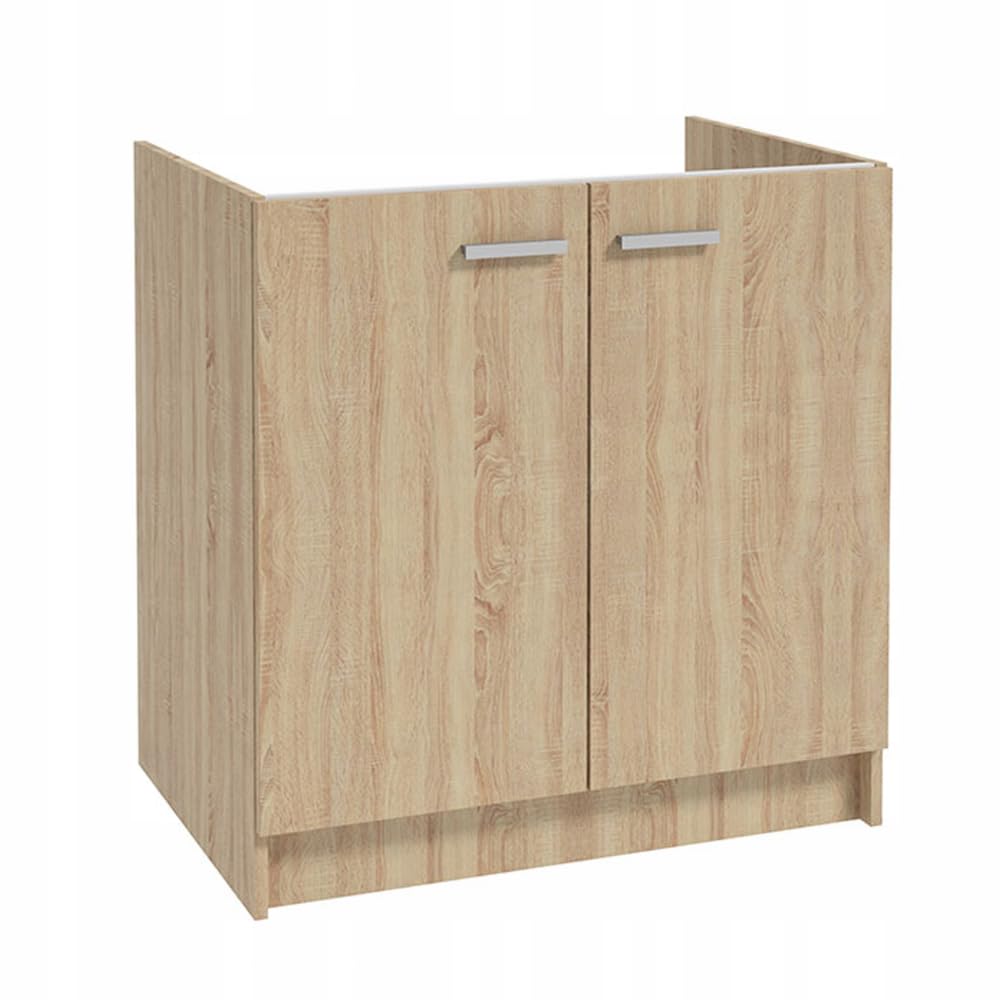 Küchenschrank 80 cm Sonoma Eiche Standschrank 46cm Tiefe Ohne Spüle Ohne Armatur Montagefertig