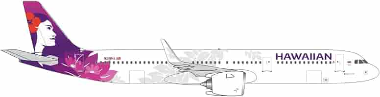 航空機・ヘリコプター Hawaiian Airlines A321neo 1:200 航空機・ヘリコプター Hawaiian Airlines A321neo 1:200 1/200