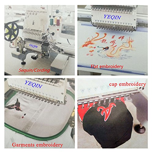 Yq-1501 Automatic Single 15 Needle Computer Embroidery Machine Flat Embroidered Hat Embroidery Clothing Embroidery Customize Embroidery Machine #TOP3
