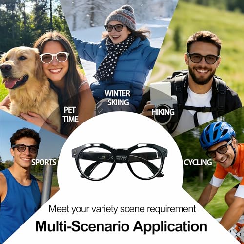MNVOEQ AI Smart Glasses with Camera: POV Vlogging Capture & Open-Ear Audio by MNVOEQ - Image 5