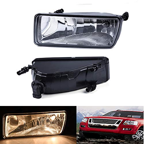 Fog Lights for 2006-2010 Ford Explorer 2007-10 Explorer Sport Trac, 2PCS LED Fog Light Assembly Kit Waterproof 42W LED Bumper Lamps