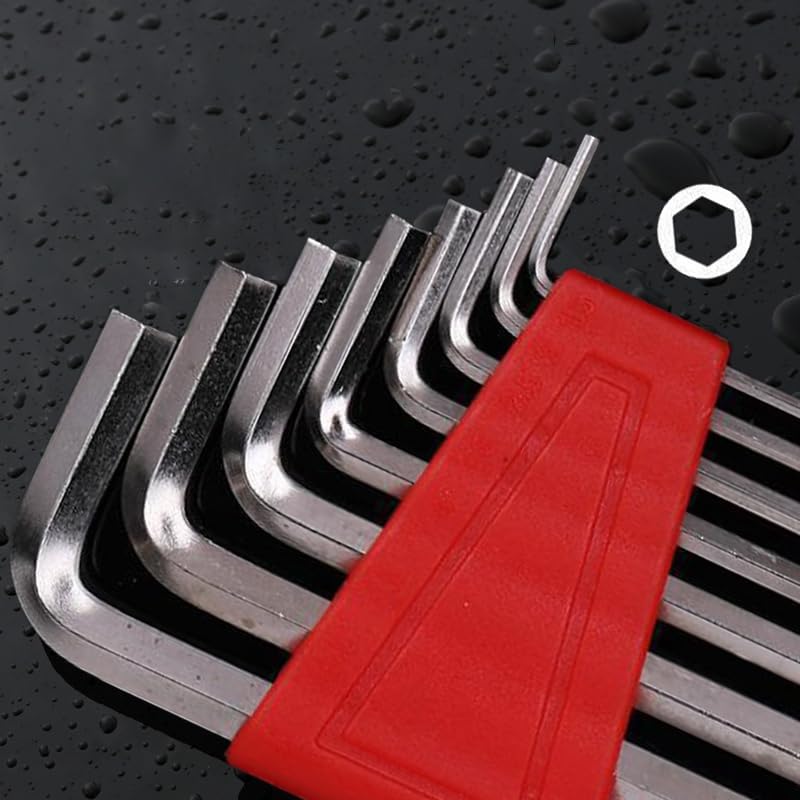 Allen Wrench Set, 8PCS SAE (1/16"-1/4") Allen Key Set, L-Hex Key Set,Visible Size-Marked For Bicycle - Appliance Repair, Furniture Assembly