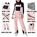 FPMLUXLL Womens Snow Bibs Insulated Waterproof Windproof Snow Pants Plus Size Baggy Ski Pants Skiing Clothes Snowboard Pants