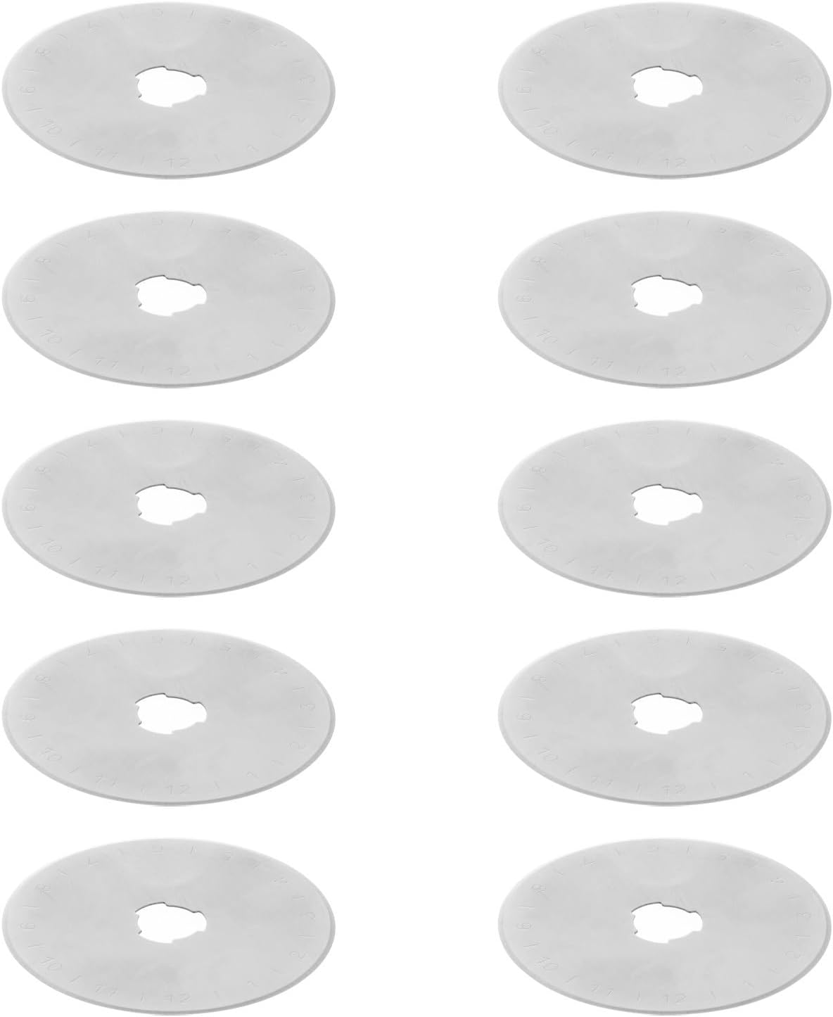 10pcs 45mm Rotary Cutter Blades, Steel Circular Cutters