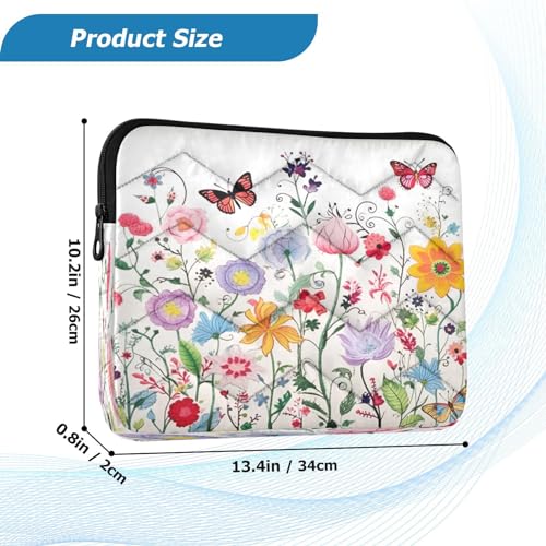 Funda para portátil con flores rústicas para notebooks 13-14'' miniatura 3