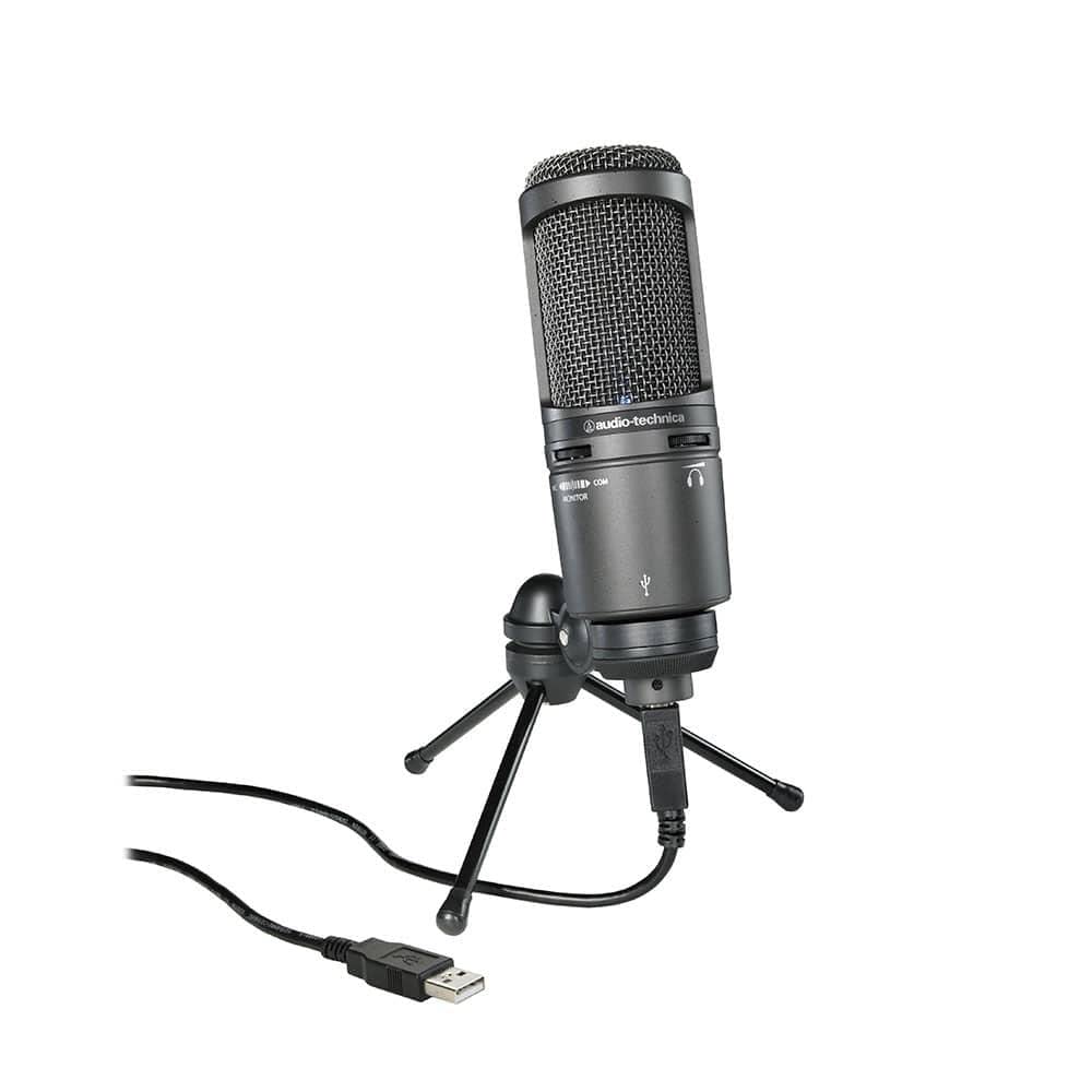 Microfone Audio-Technica AT2020USB+ USB Cardióide Condensador