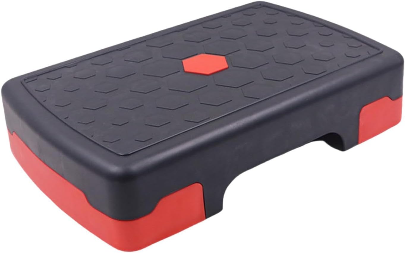 Aerobic Exercise Step Platform Fitness Equipment Compact Nonslip Stable Workout Stepper for Indoor Cardio Training 17.72x11.81x3.94 inch