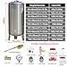 Stainless Steel Pressurized Water Storage Tank, 15 25 40 50 60 80 105 130 185 Gallon ，bladder tank for well pump, Fully Automatic Vertical Stainless Steel Water Pressure Tank(160L/42.2Gal)