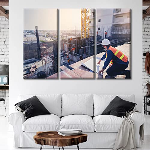 Peintures de construction de bâtiments de style rustique, décoration murale haut de gamme
