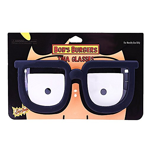 Sun-Staches Bobs Burgers Official Tina Belcher Sunglasses | Costume Accessory | UV400 | One Size Fits Most3
