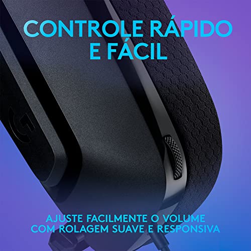 Headset Gamer Logitech G335 com Almofadas com Espuma de Memória, Design Leve e Conexão 3,5mm para PC, PlayStation, Xbox, Nintendo Switch e Mobile - Preto 5 Headset Gamer Logitech G335 com Almofadas com Espuma de Memória, Design Leve e Conexão 3,5mm para PC, PlayStation, Xbox, Nintendo Switch e Mobile - Preto - Imagem 5