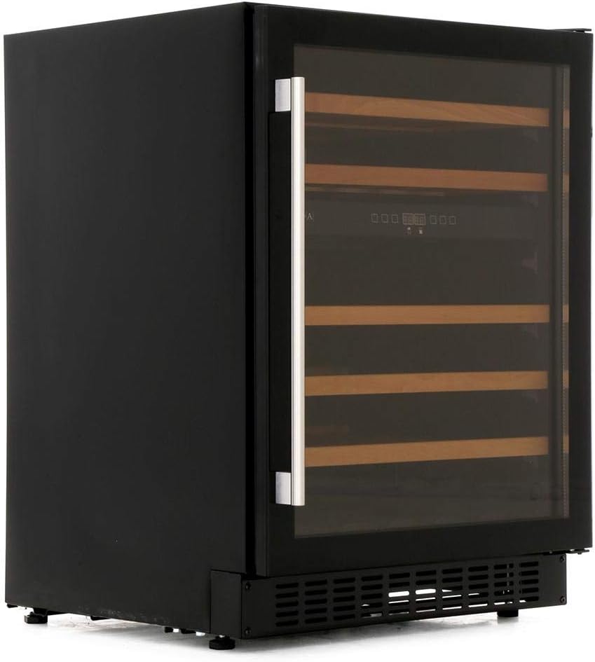 CDA FWC604BL 60cm Dual Zone Freestanding Under Counter Wine Cooler