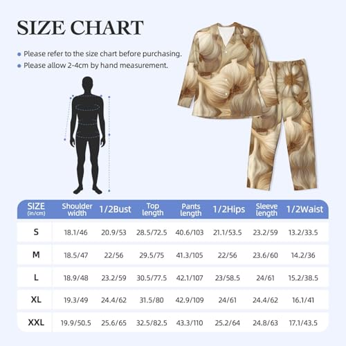 Pyjama imprimé ail ensemble polyester léger et chaud à manches longues