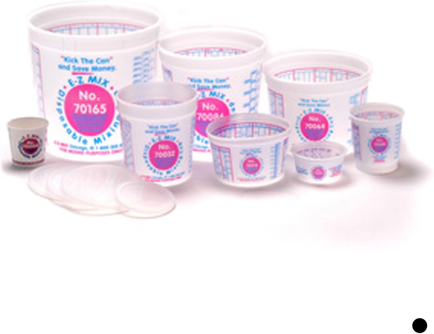E-Z MIX 70064L 2 Quart Lid, 50 Pack