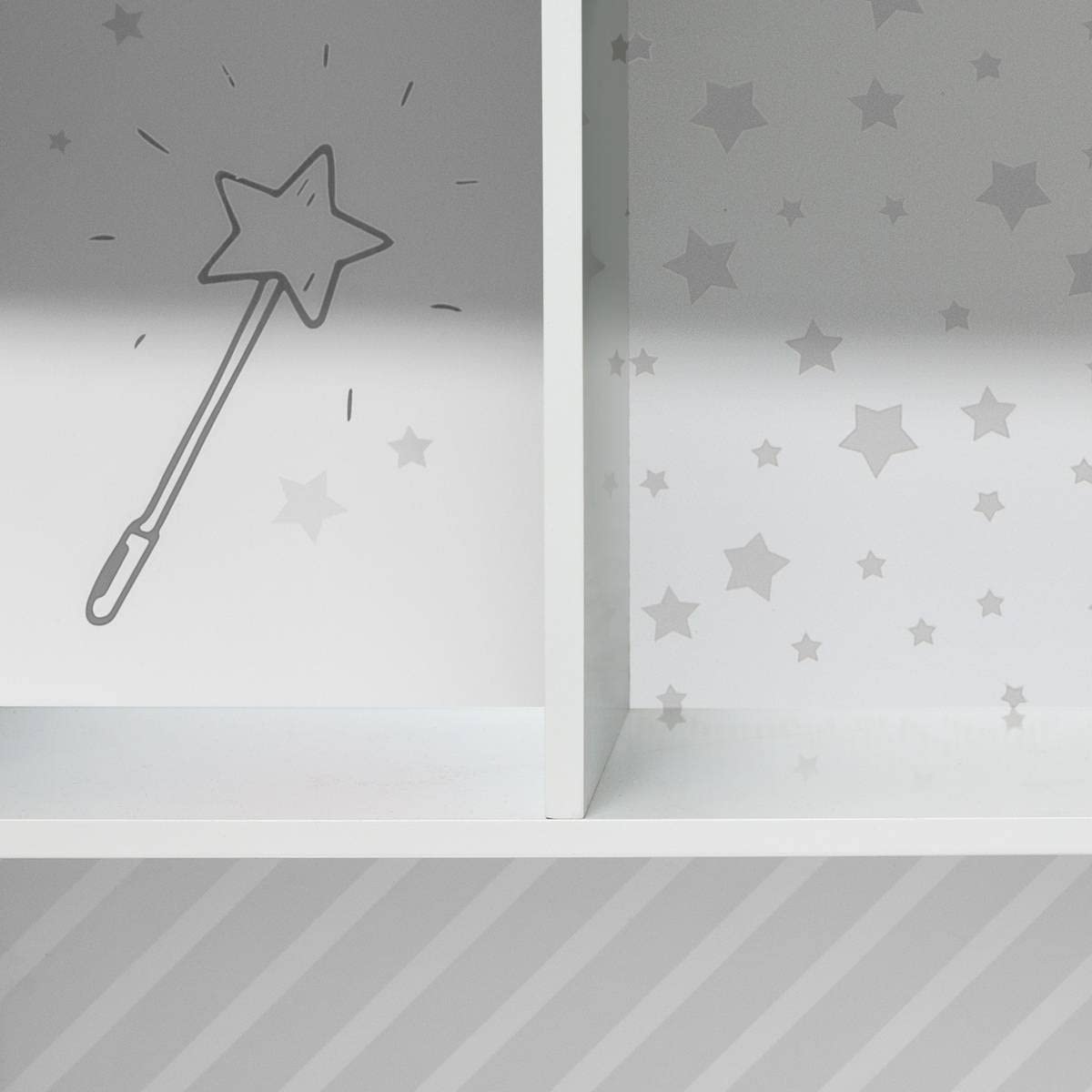 Meuble Maison 7 Cases Grise Atmosphera for Kids