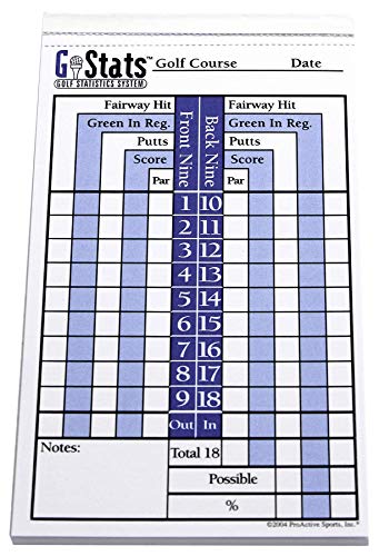 Proactive Sports Replacement Pad G Stats Golf Statistic And Score Tracking System