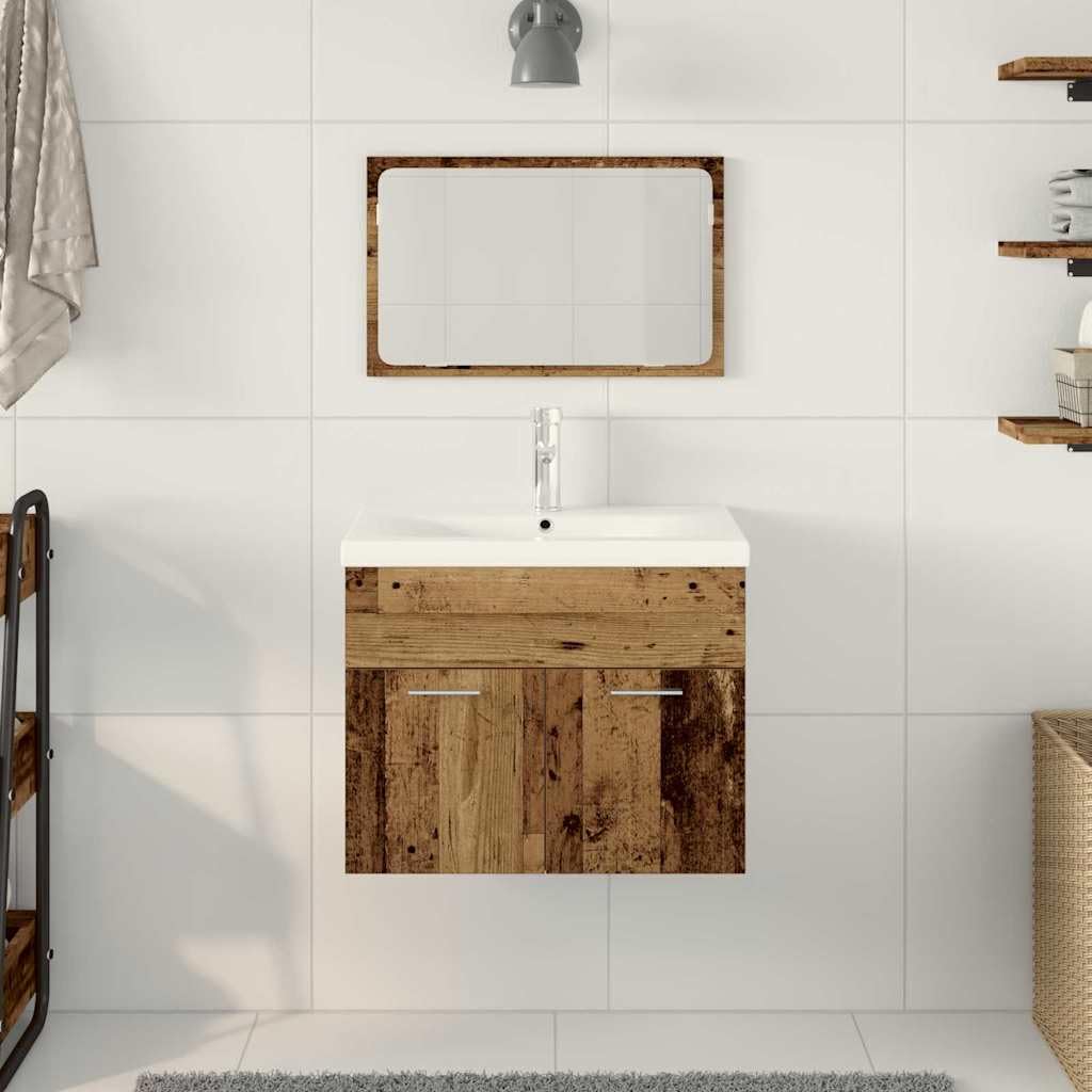 Szafka łazienkowa montowana na ścianie, materiał drewnopochodny, nowoczesny design z 2 szufladami, trwała, nośność 60 kg, idealna do łazienki, toalety dla gości, organizer na artykuły toaletowe