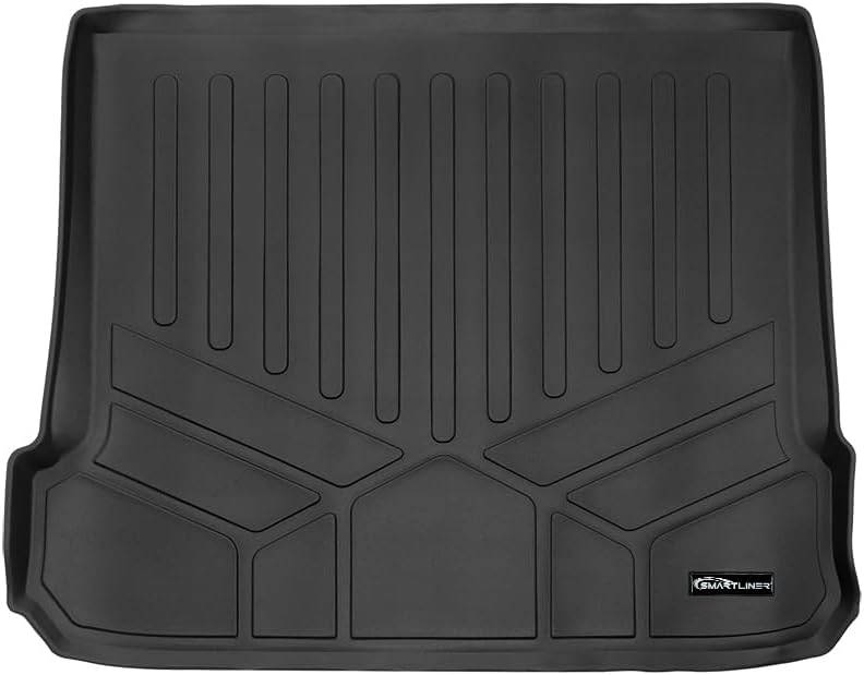 Smartliner All Weather Protection Custom Fit 2 Row Floor Mats and Cargo Liner Set Compatible with 2023-2025 Mercedes-Benz EQE