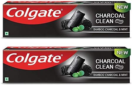 Colgate Charcoal Clean Oral Care Toothpaste, Bamboo Charcoal and Mint (Black Gel) 120g (Pack of 2) image 5