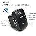 WiFi Extender for Home, 300Mbps Wireless Wi-Fi Repeater Super Signal Booster 2.4GHz Amplifier with Repeater/AP Mode | Easy Setup | Built-in Antenna | LAN Port Comply with Any Router