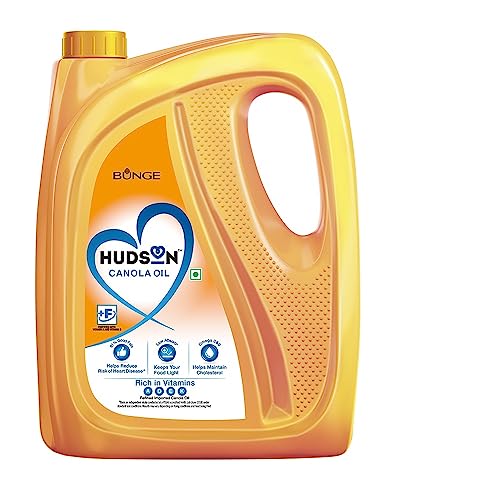 Hudson Canola Oil, Healthiest Cooking Oil, Indian Medical Association Recommended- 5L (B09CFDTW2Y) Amazon Price History, Amazon Price Tracker