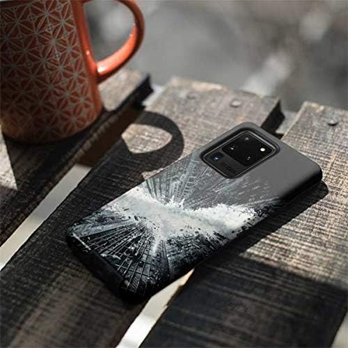 Skinit Pro Phone Case Compatible with Galaxy S20 Ultra 5G - Officially Licensed DC Comics Batman Dark Knight Rises Poster Design