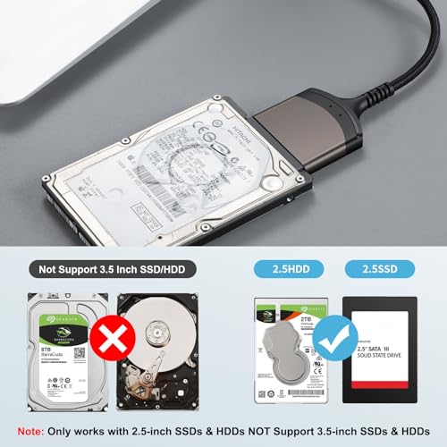 Adaptador SATA/IDE a USB 3.0 con cable USB a SATA miniatura 2