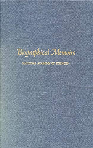 Biographical Memoirs: Volume 74 (English Edition)