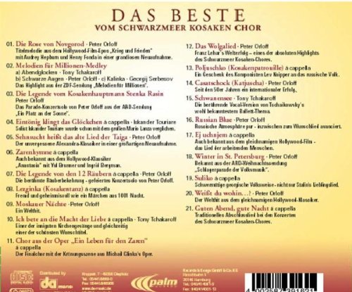 Das Beste Vom Schwarzmeer Kosaken Chor