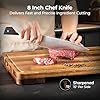 CoquusAid Kitchen Knives Set, 4 PCS Professional Chef Knife Set, Razor Sharp High Carbon Stainless Steel Knife Set, Ergonomic Handle Design, Ideal for Everyday Home Use, Perfect Gifts for Kitchen