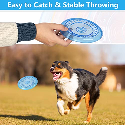 Tipatyard 5 Pack Rubber Dog Flying Disc Puppy Flyer Toy For Small Medium Dogs Puppy Toys(M) #TOP4