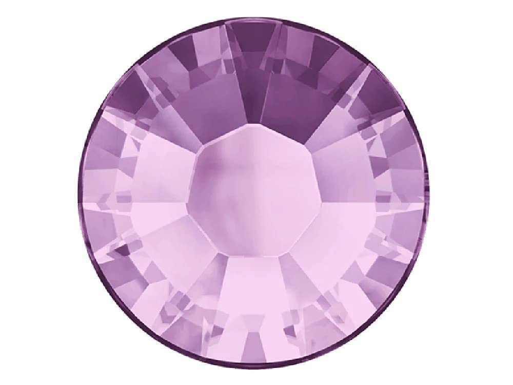Strass cristalli Swarovski® hotfix termoadesivi Light Amethyst ametista viola chiaro SS16 (3,80-4,00mm)